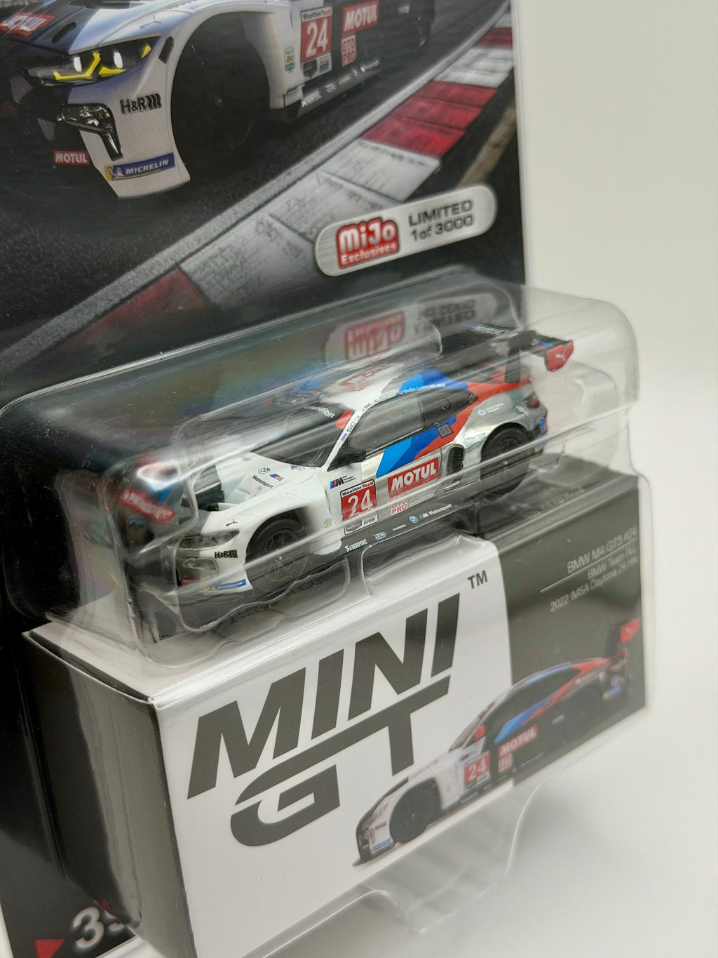 CHASE! Mini GT 1:64 BMW M4 GT3 #24 BMW Team RLL 2022 IMSA Daytona 24Hrs