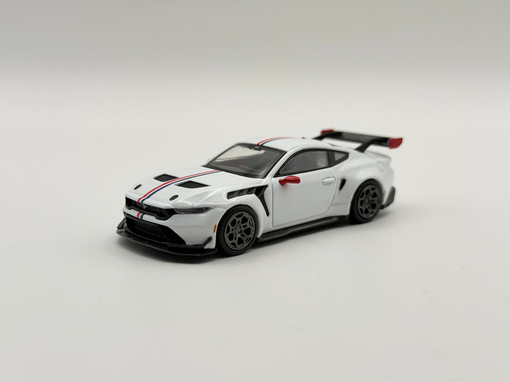 Mini GT 1:64 Ford Mustang GTD Spirit of America – White #1097