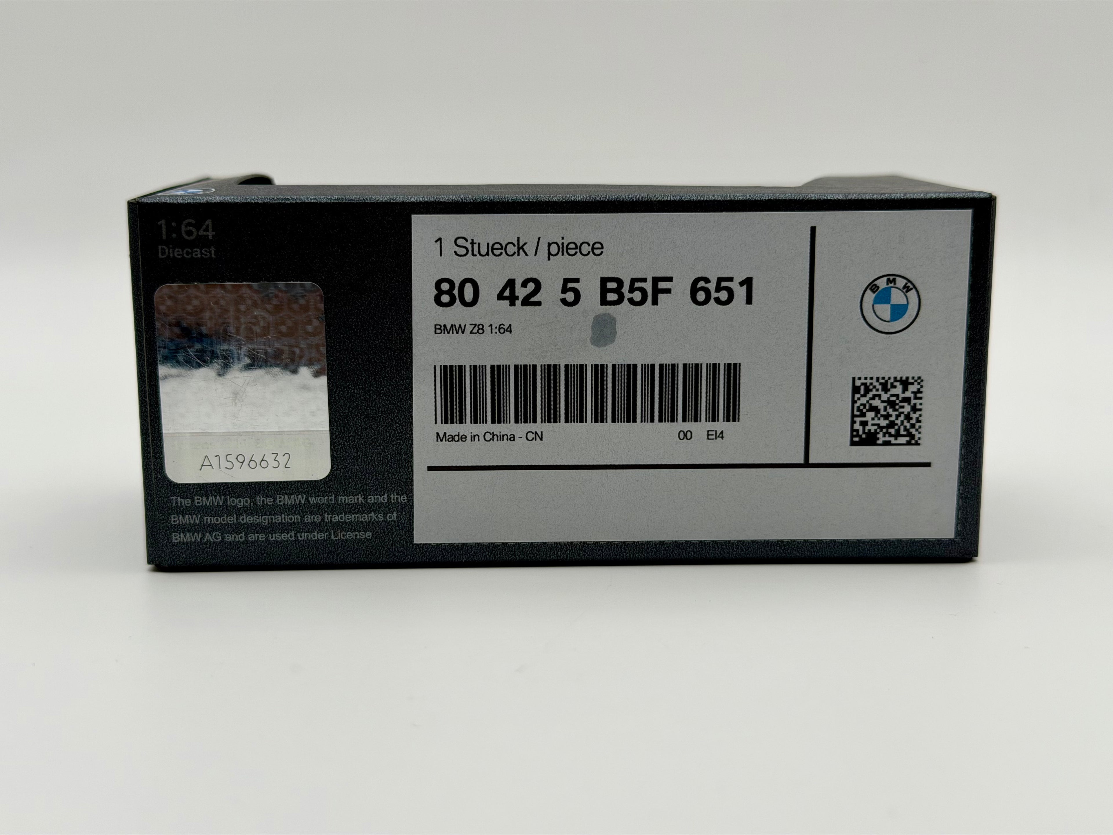 Almost Real 1/64 BMW Z8 Roadster Blue BMW Dealer Packaging
