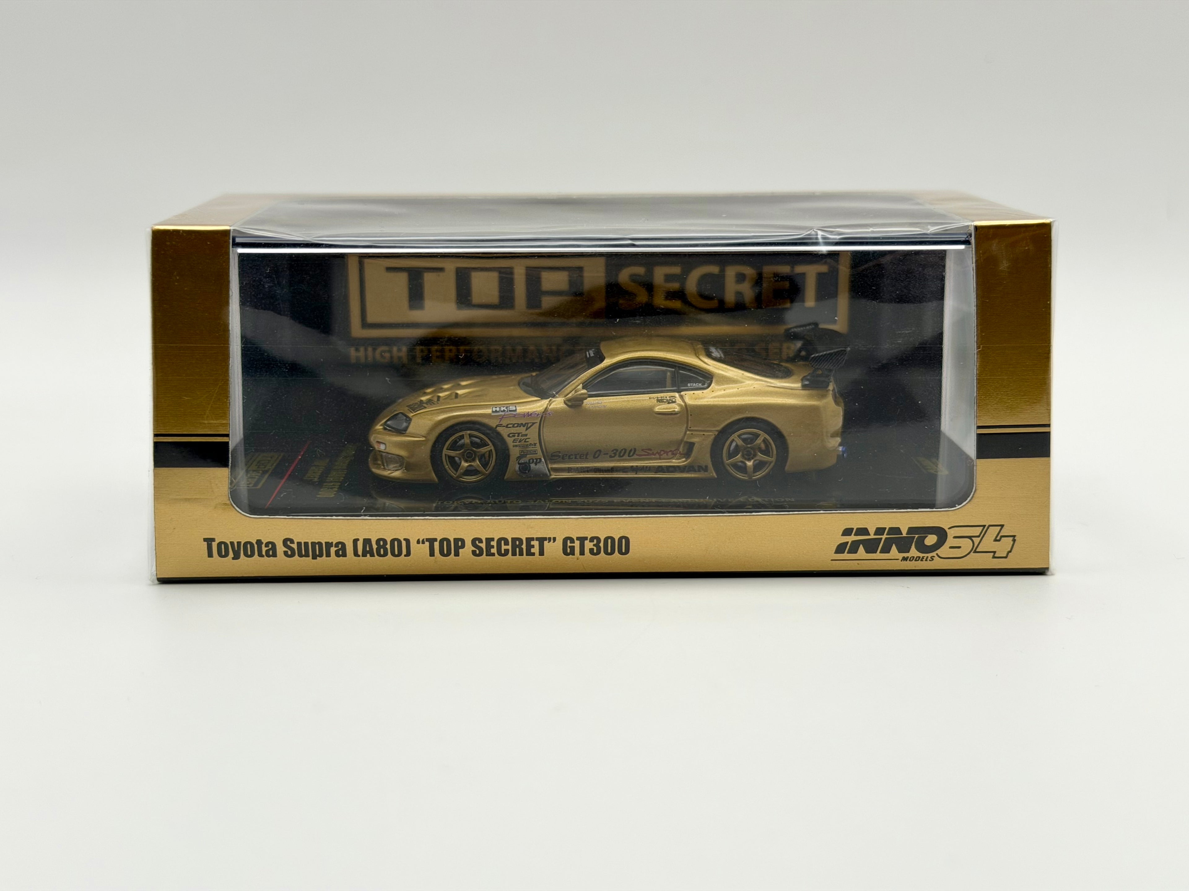 INNO64 1/64 Toyota Supra A80 Top Secret GT300 Dorado Tokyo Auto Salon 2025