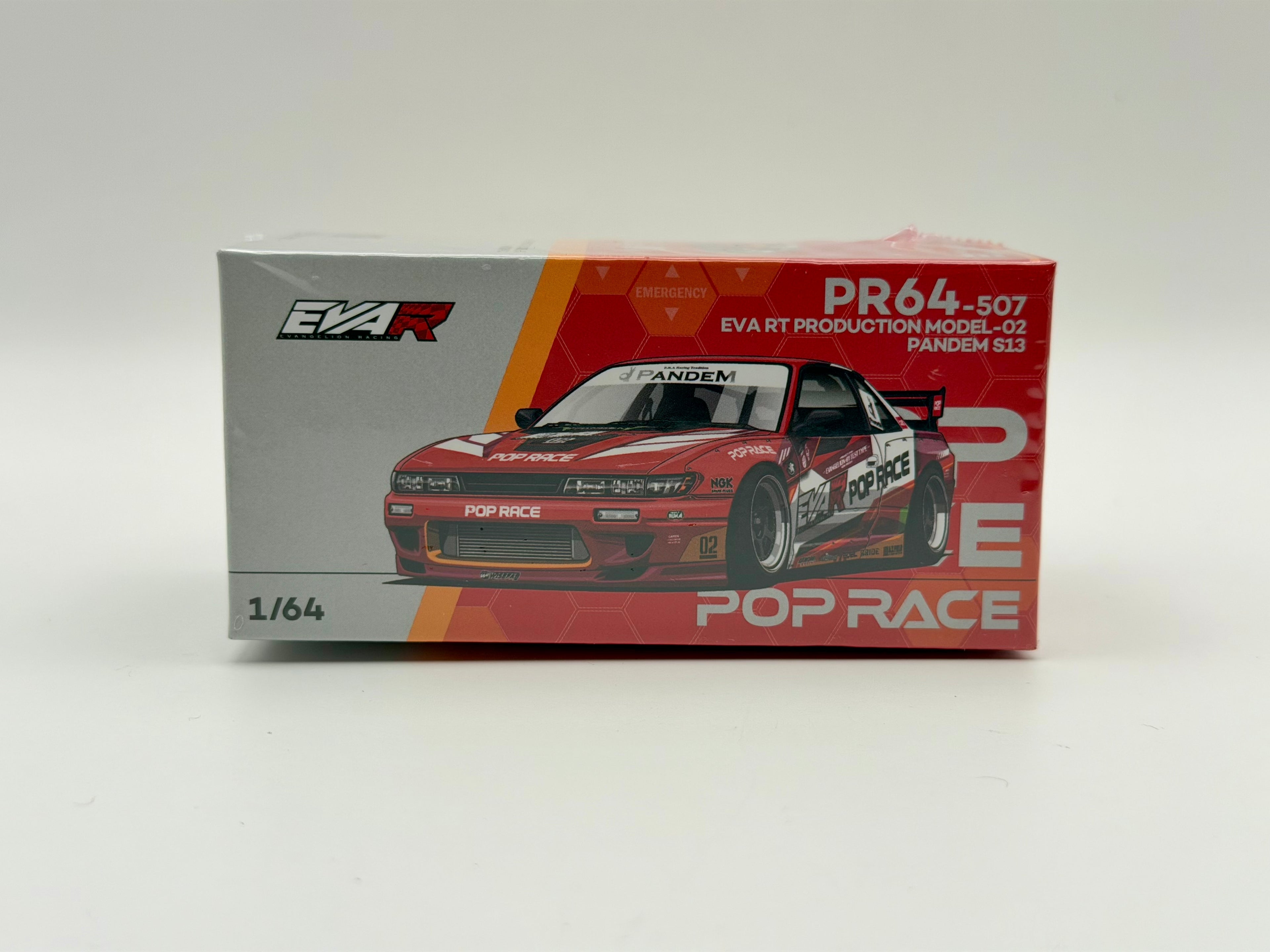 Pop Race 1:64 EVA RT Production Model-02 PANDEM S13 TMCS Malaysia 2026