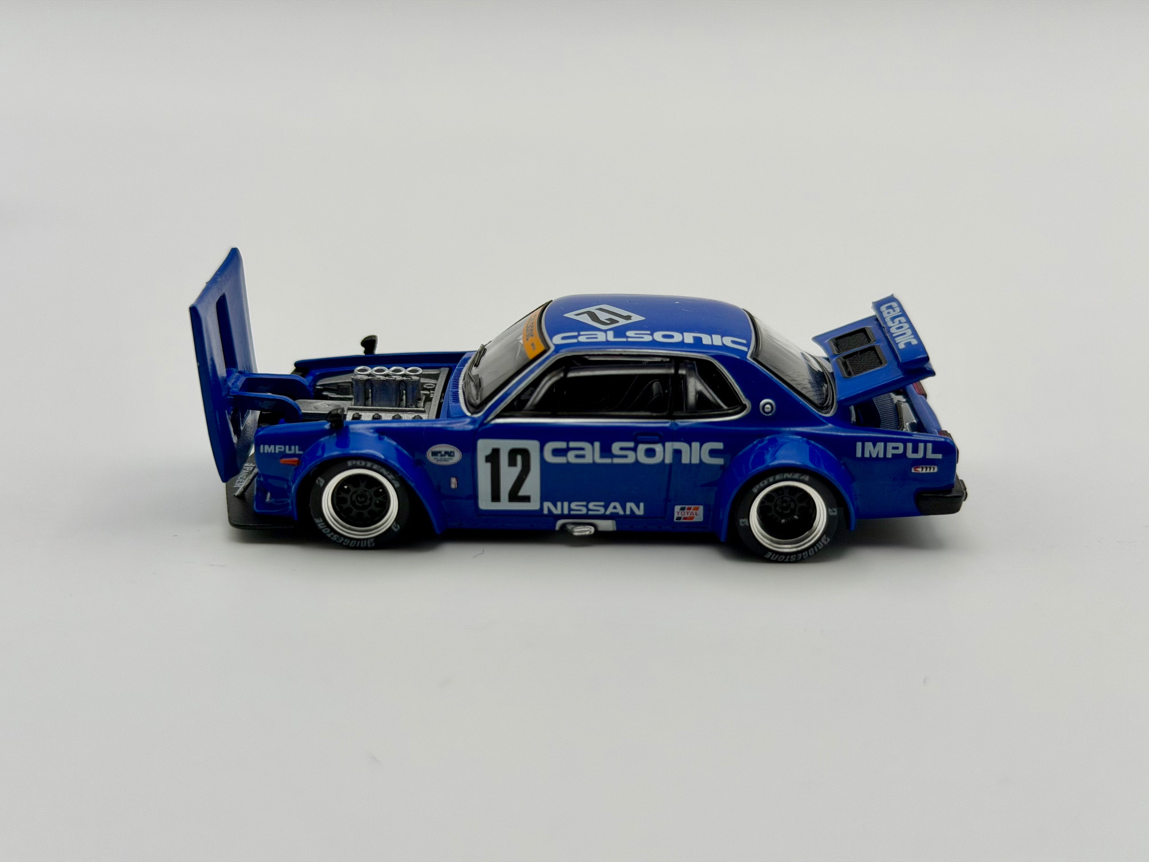 Pop Race 1/64 Skyline GT-R V8 Drift (Hakosuka) Calsonic