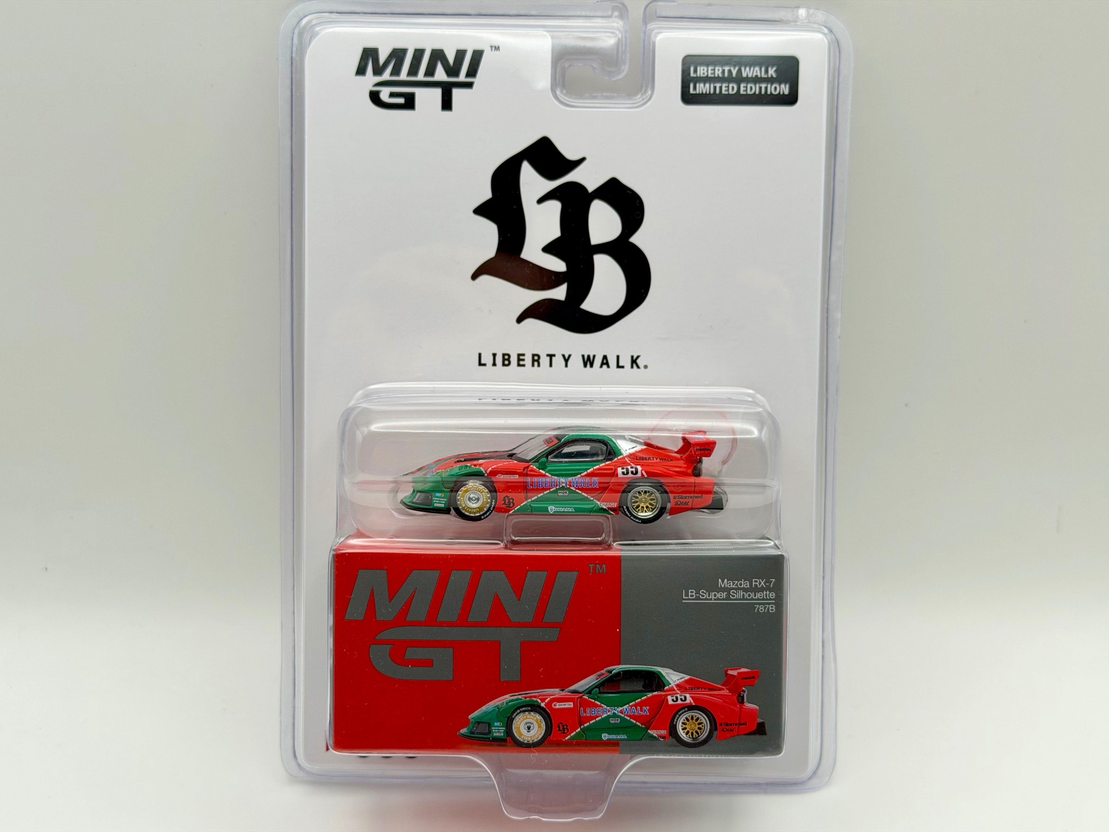 Mini GT 1/64 Mazda RX-7 Super Sihouette 787B #990  LBWK Store Exclusive