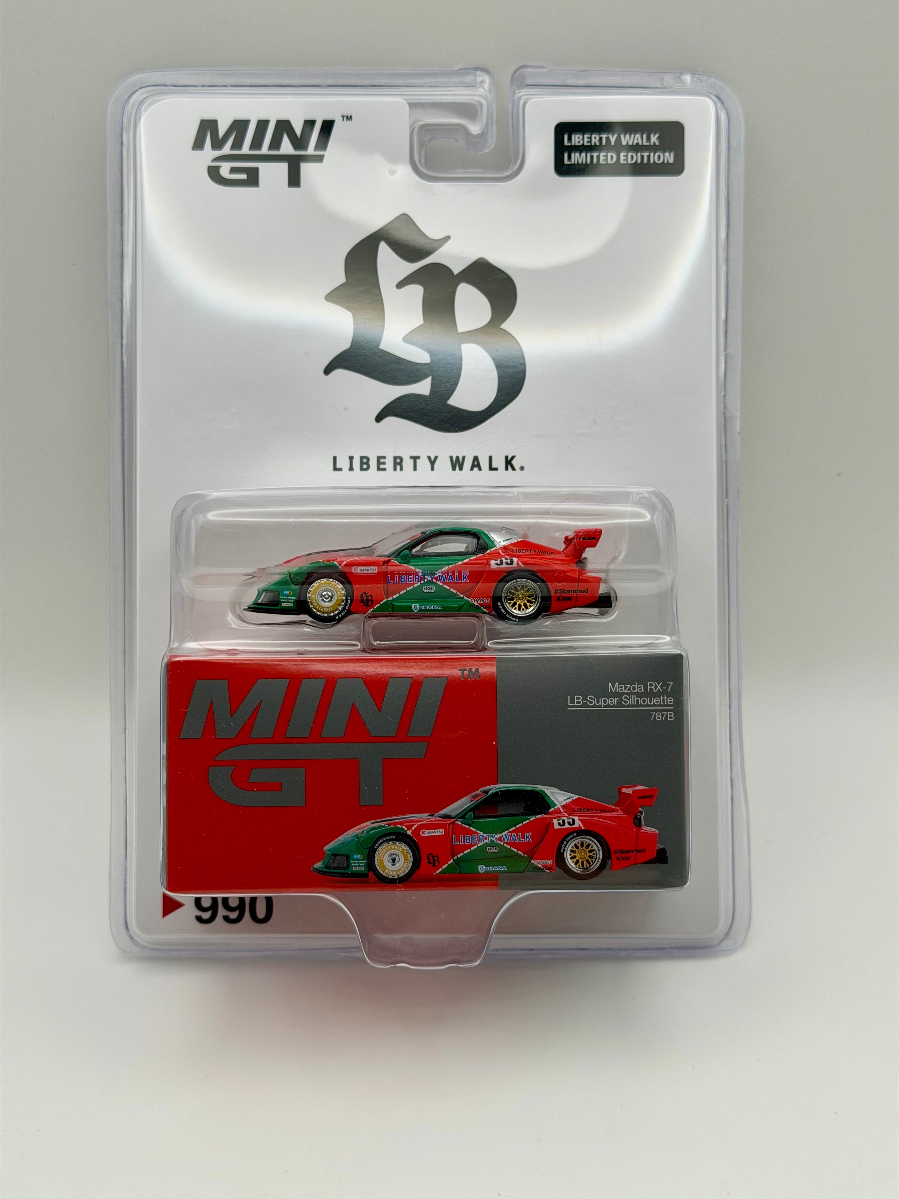 Mini GT 1/64 Mazda RX-7 Super Sihouette 787B #990  LBWK Store Exclusive