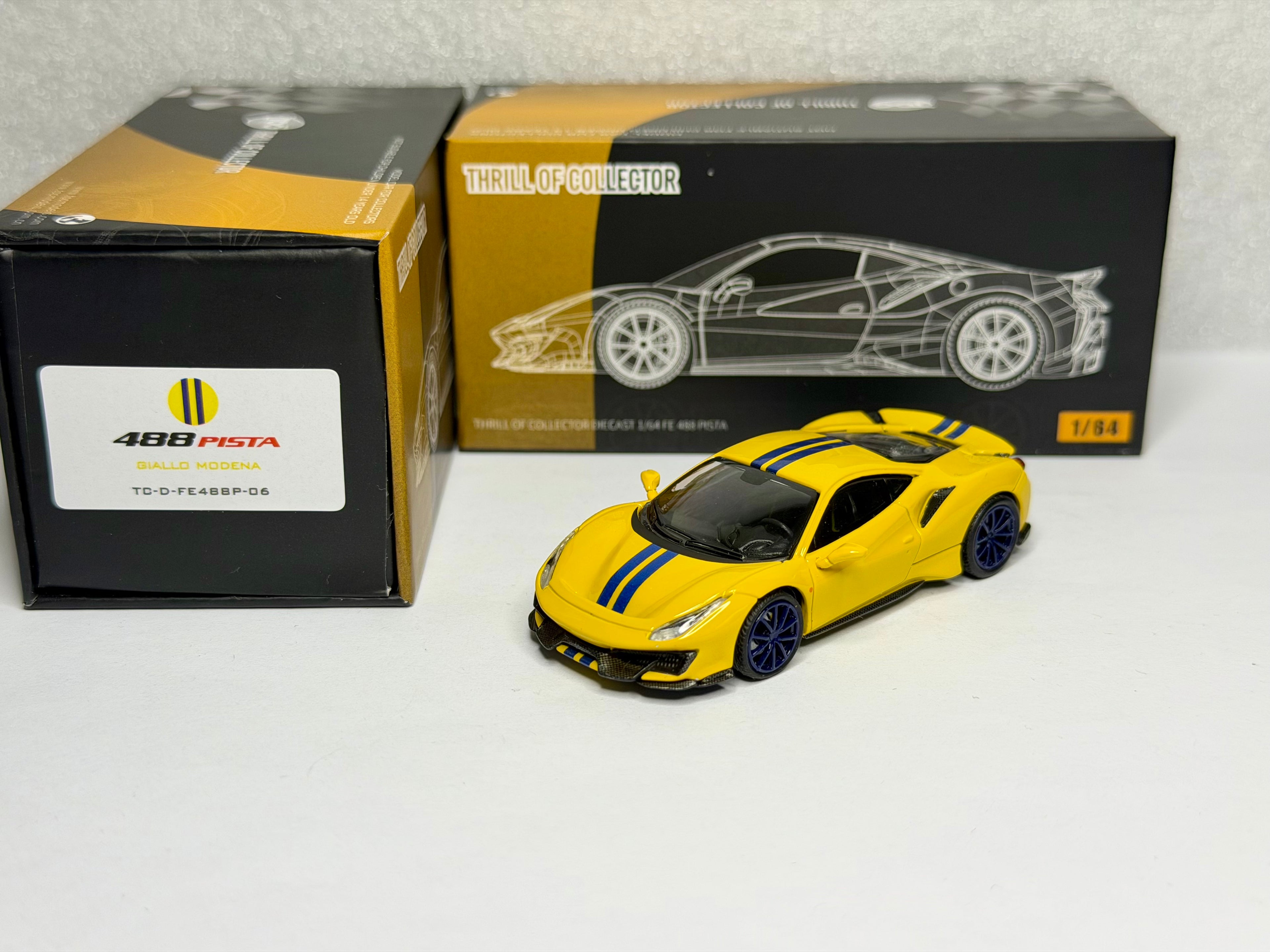 Fuelme TOC 1/64 Ferrari 488 Pista(Viola/Blu/Silver/White) Diecast US Seller