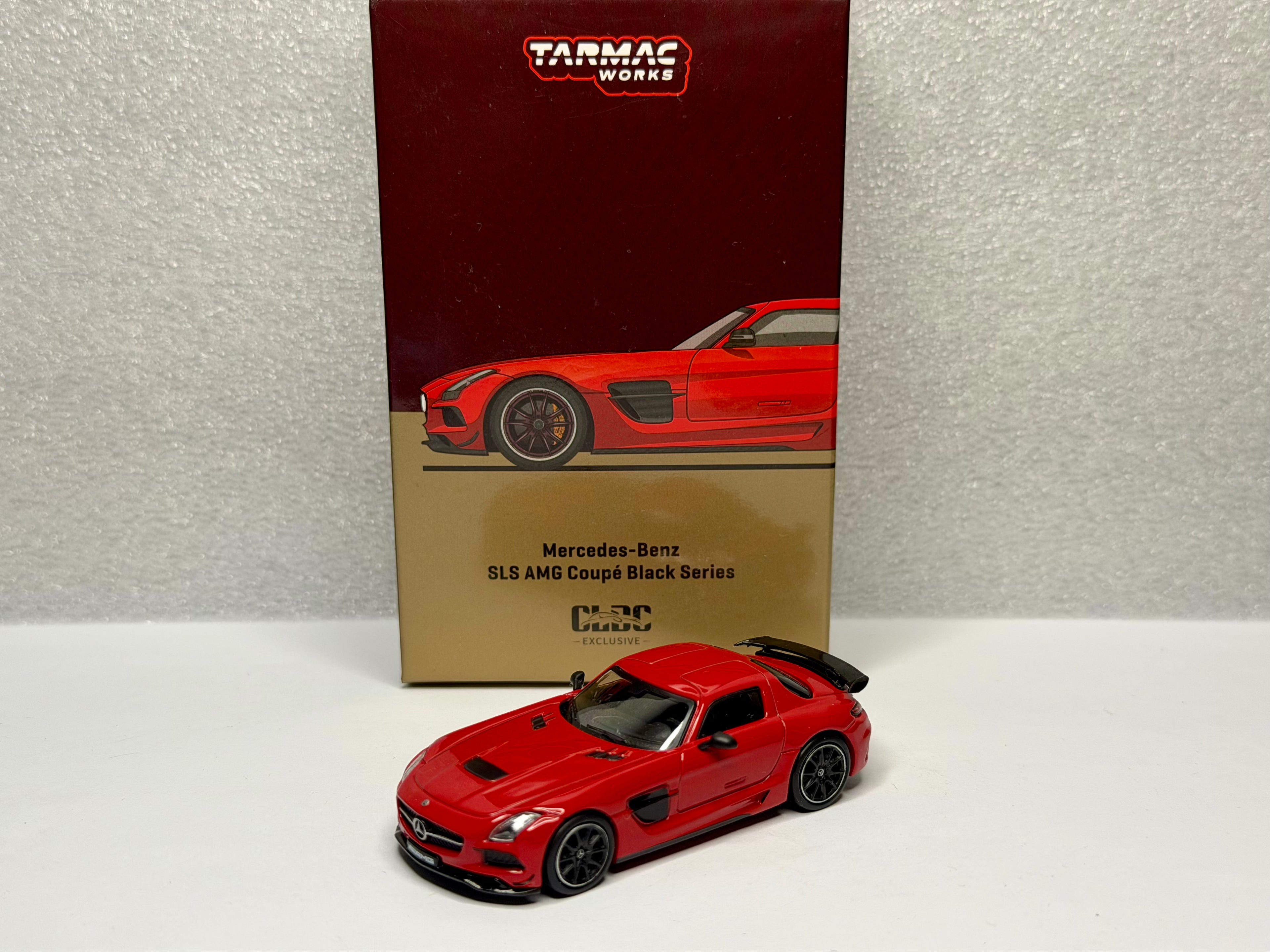 Tarmac Works 1/64 Mercedes SLS AMG Blackseries Red CLDC Exclusive Opened