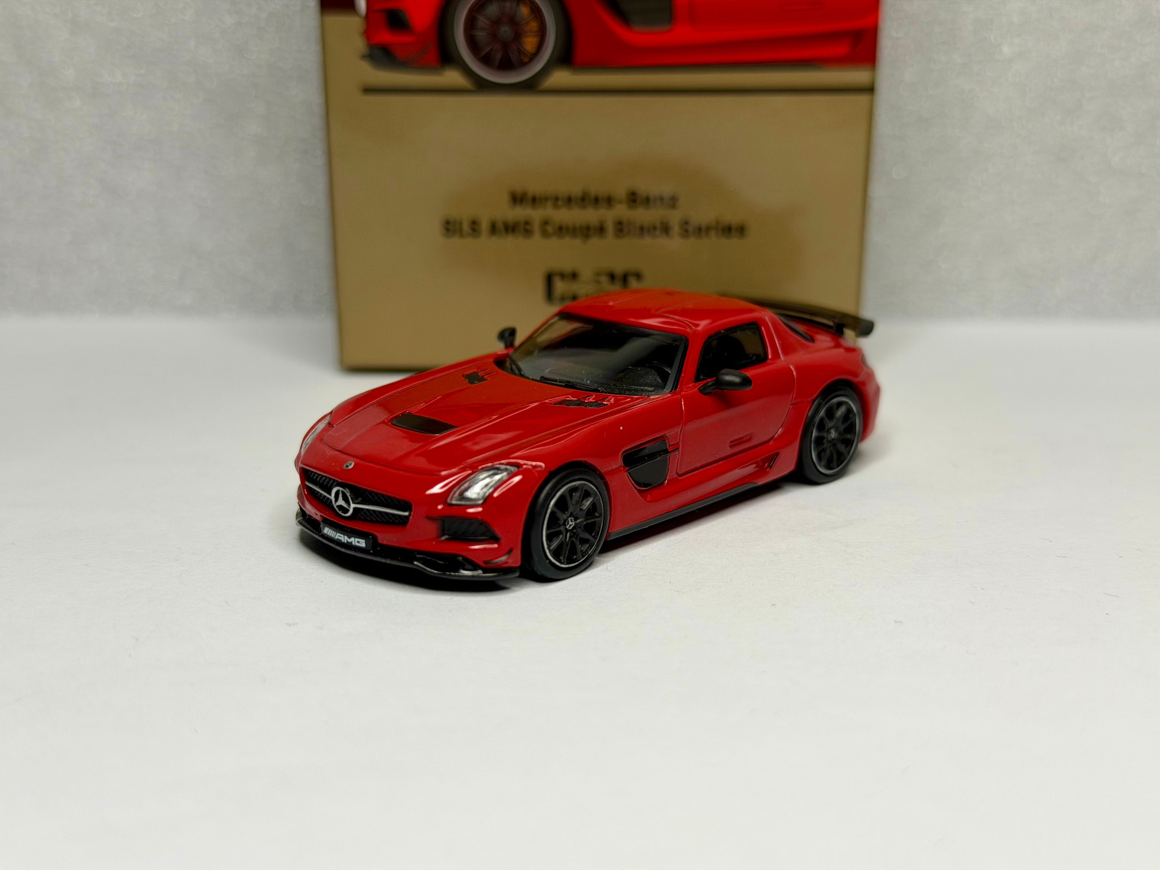 Tarmac Works 1/64 Mercedes SLS AMG Blackseries Red CLDC Exclusive Opened