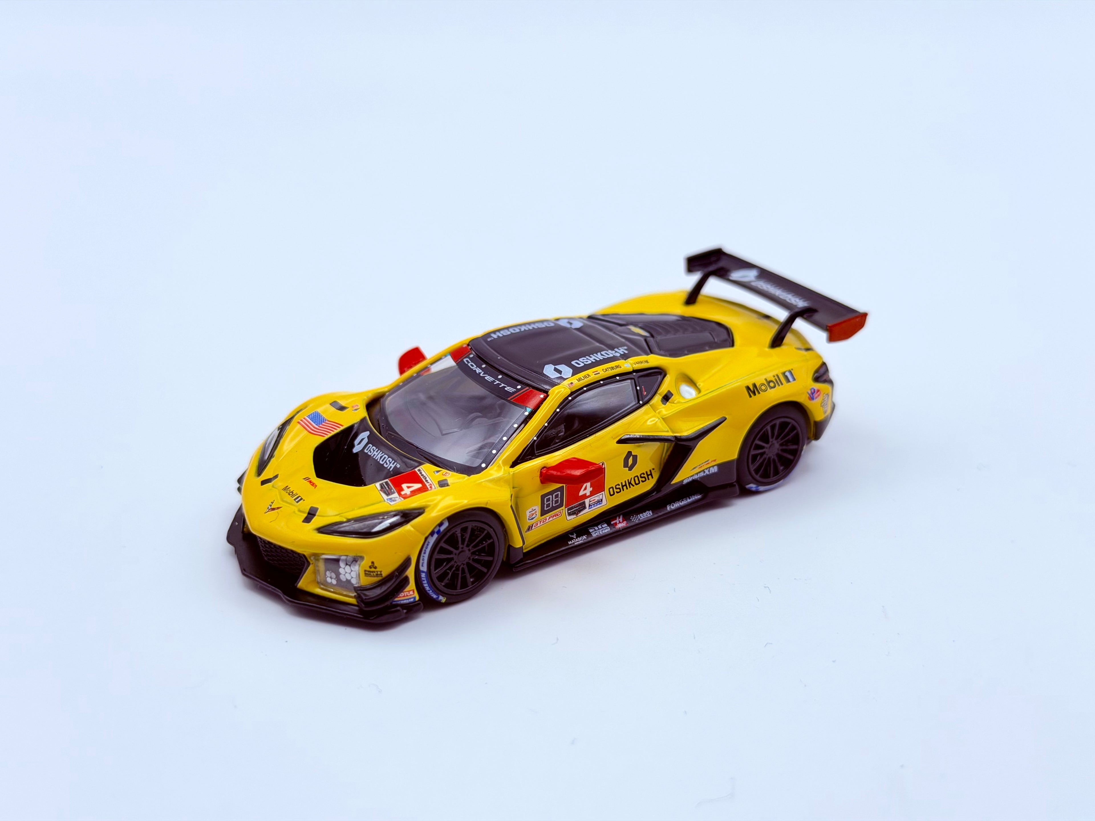 Mini GT 1:64 Chevrolet Corvette Z06 GT3.R #4 Corvette Racing by Pratt Miller Motorsports 2025 IMSA Daytona 24 Hrs #1197