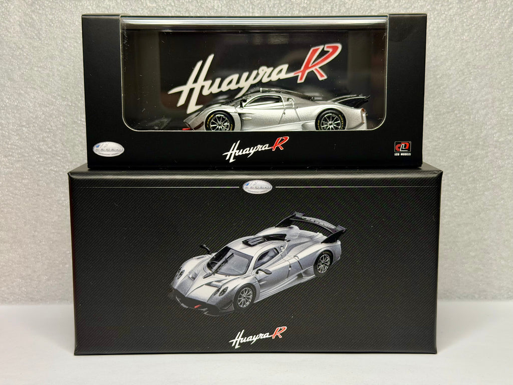 LCD Model 1/64 Pagani Huayra R Silver Hobby China Expo Exclusive 2025 US seller