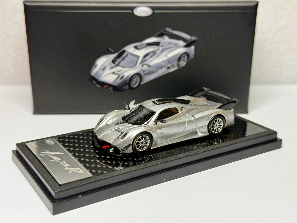 LCD Model 1/64 Pagani Huayra R Silver Hobby China Expo Exclusive 2025 US seller