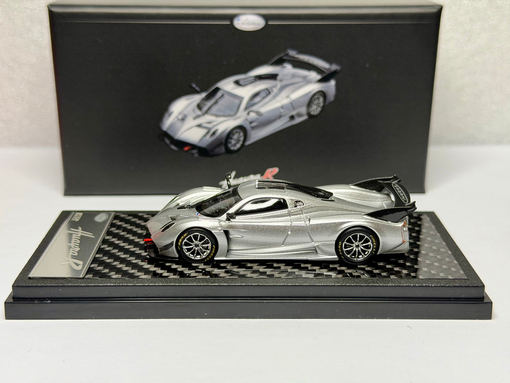 LCD Model 1/64 Pagani Huayra R Silver Hobby China Expo Exclusive 2025 US seller