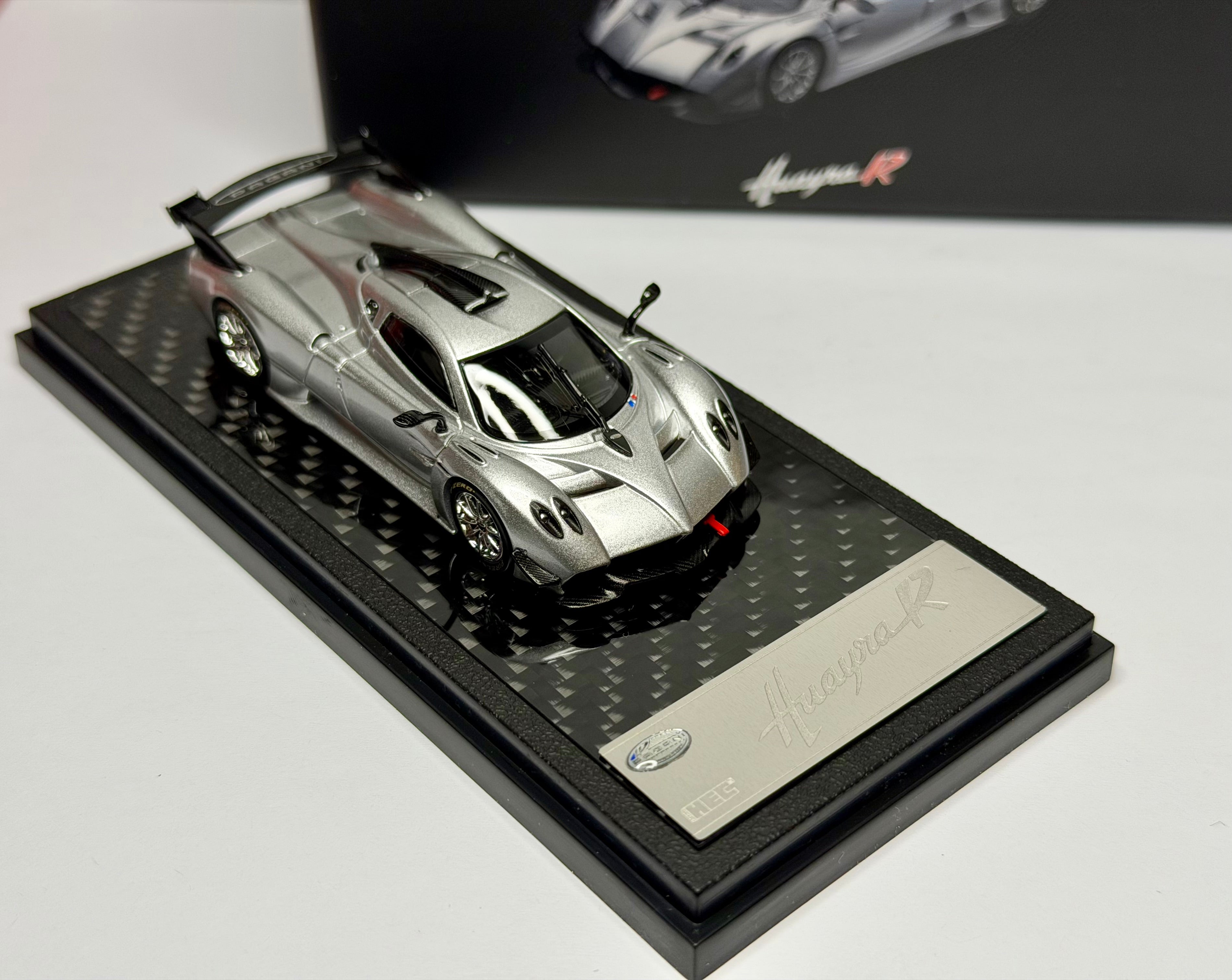 LCD Model 1/64 Pagani Huayra R Silver Hobby China Expo Exclusive 2025 US seller