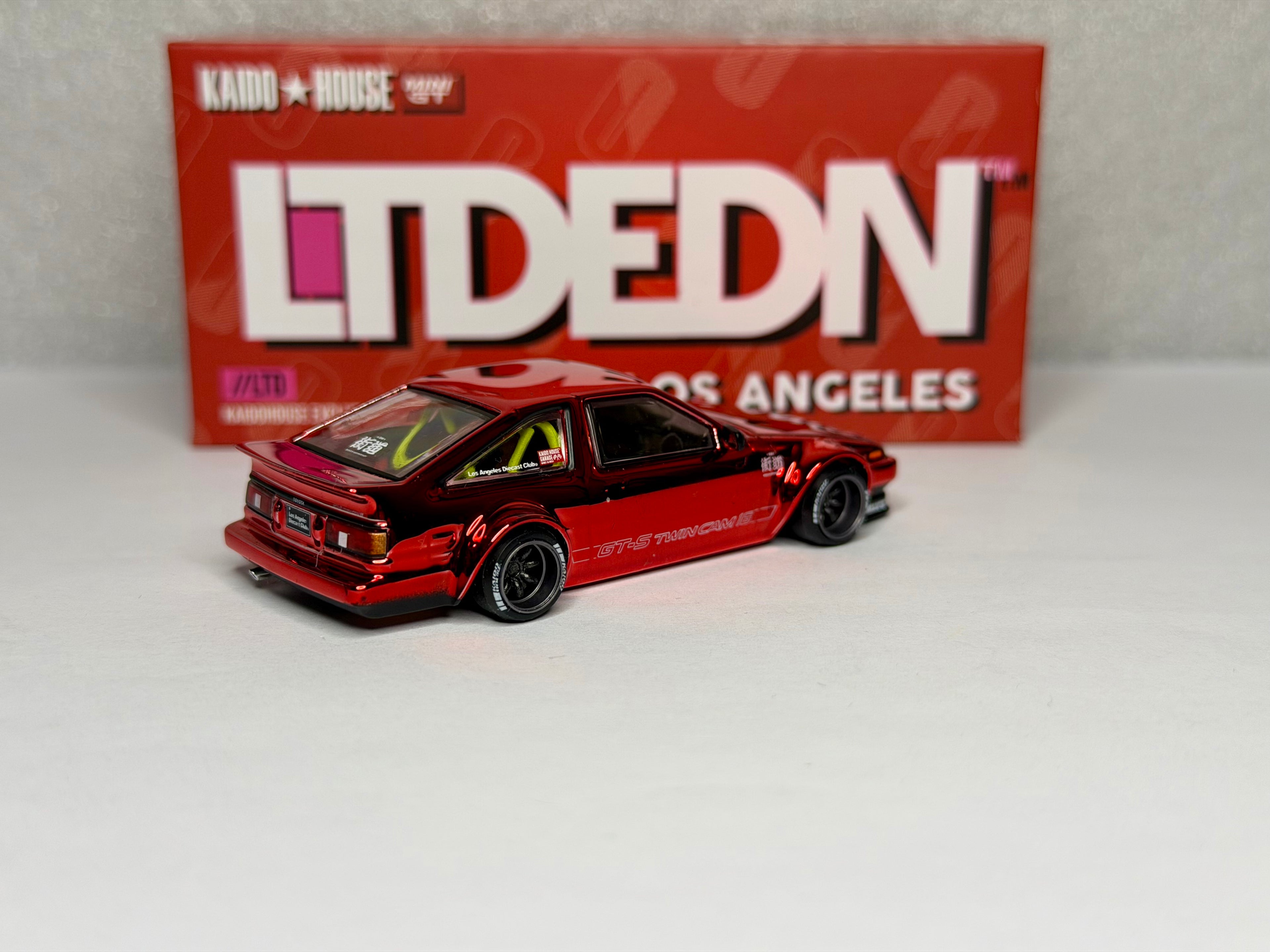 Kaido House 1/64 Toyota AE86 Sprinter Trueno 525 Spec 2025 Los Angeles Opened