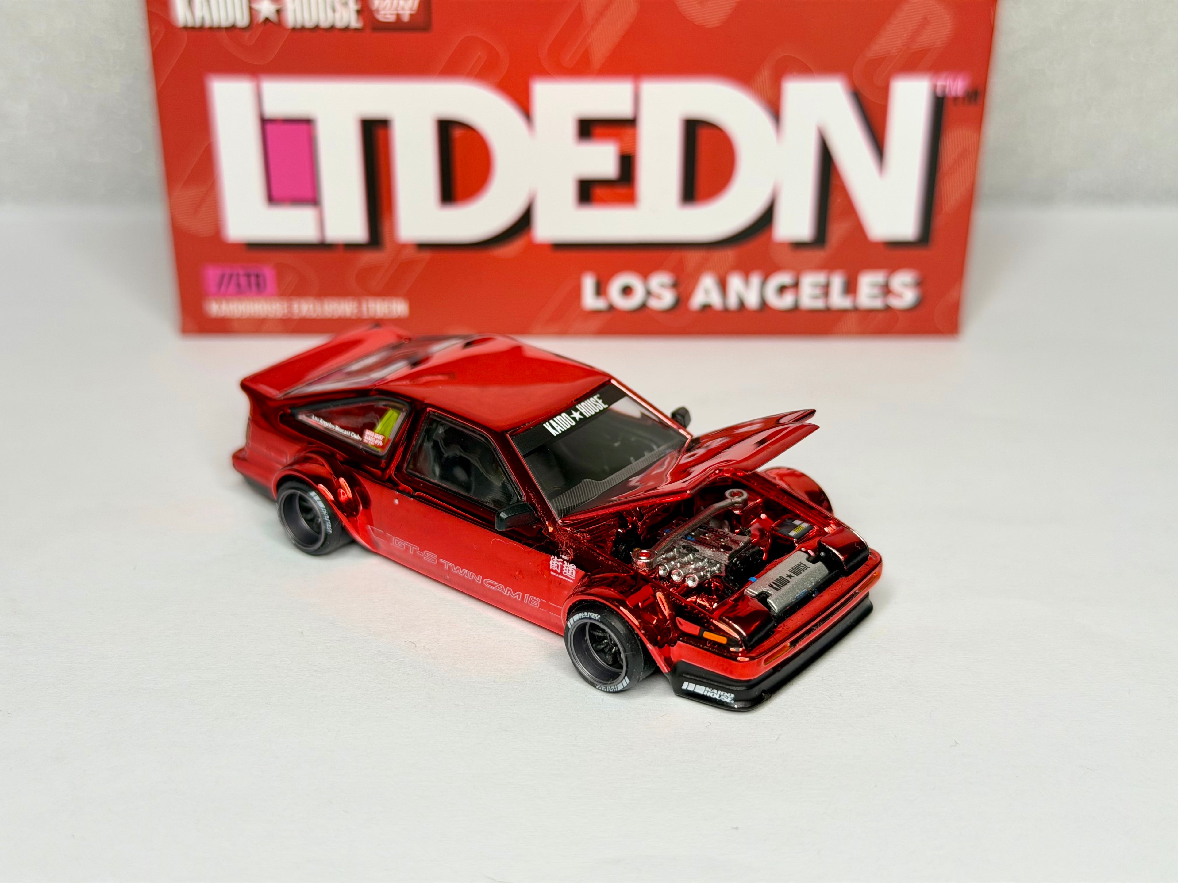 Kaido House 1/64 Toyota AE86 Sprinter Trueno 525 Spec 2025 Los Angeles Opened