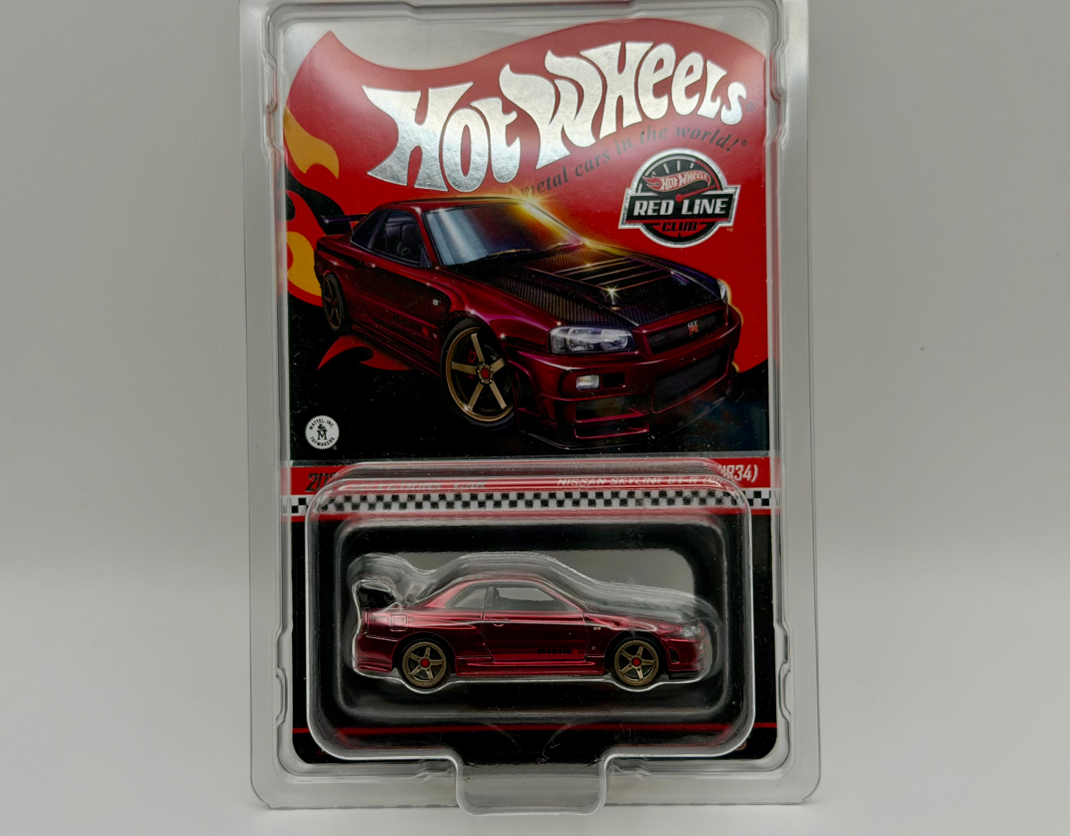 Hot Wheels Collectors RLC Exclusive Selections Nissan Skyline GT-R BNR34 Red R34