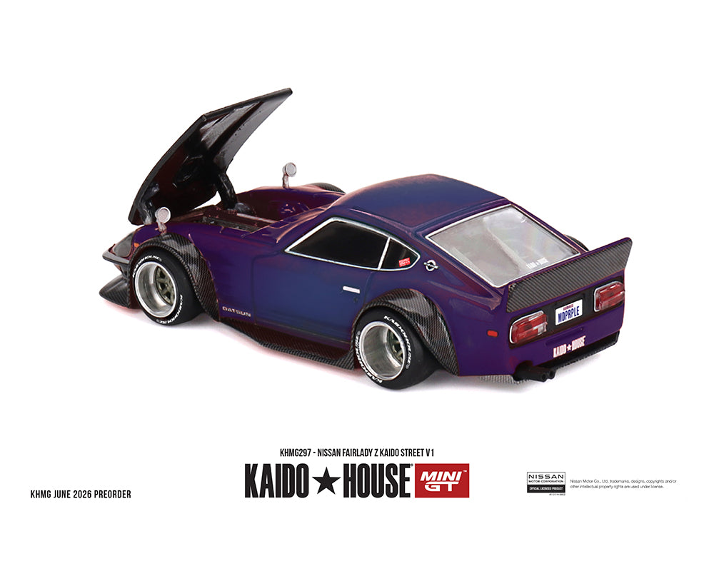 (Preorder) Kaido House x Mini GT 1:64 Nissan Fairlady Z Kaido Street V1 –  KHMG297