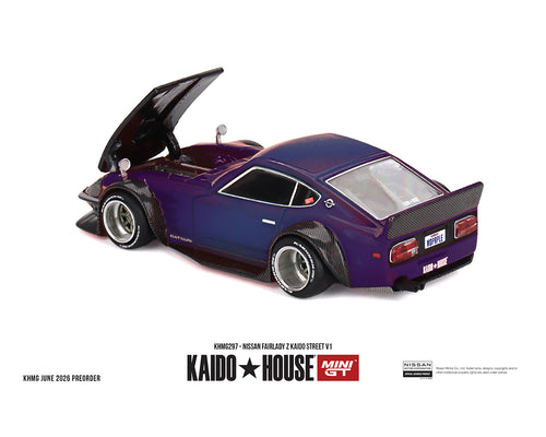 (Preorder) Kaido House x Mini GT 1:64 Nissan Fairlady Z Kaido Street V1 –  KHMG297