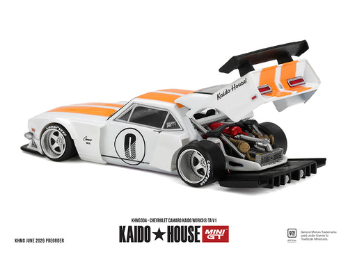 (Preorder) Kaido House x Mini GT 1:64 Chevrolet Camaro KAIDO WORKS TA V1 – KHMG304
