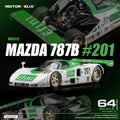 (Preorder) Motorhelix 1/64 Mazda 787B #201 Green/White