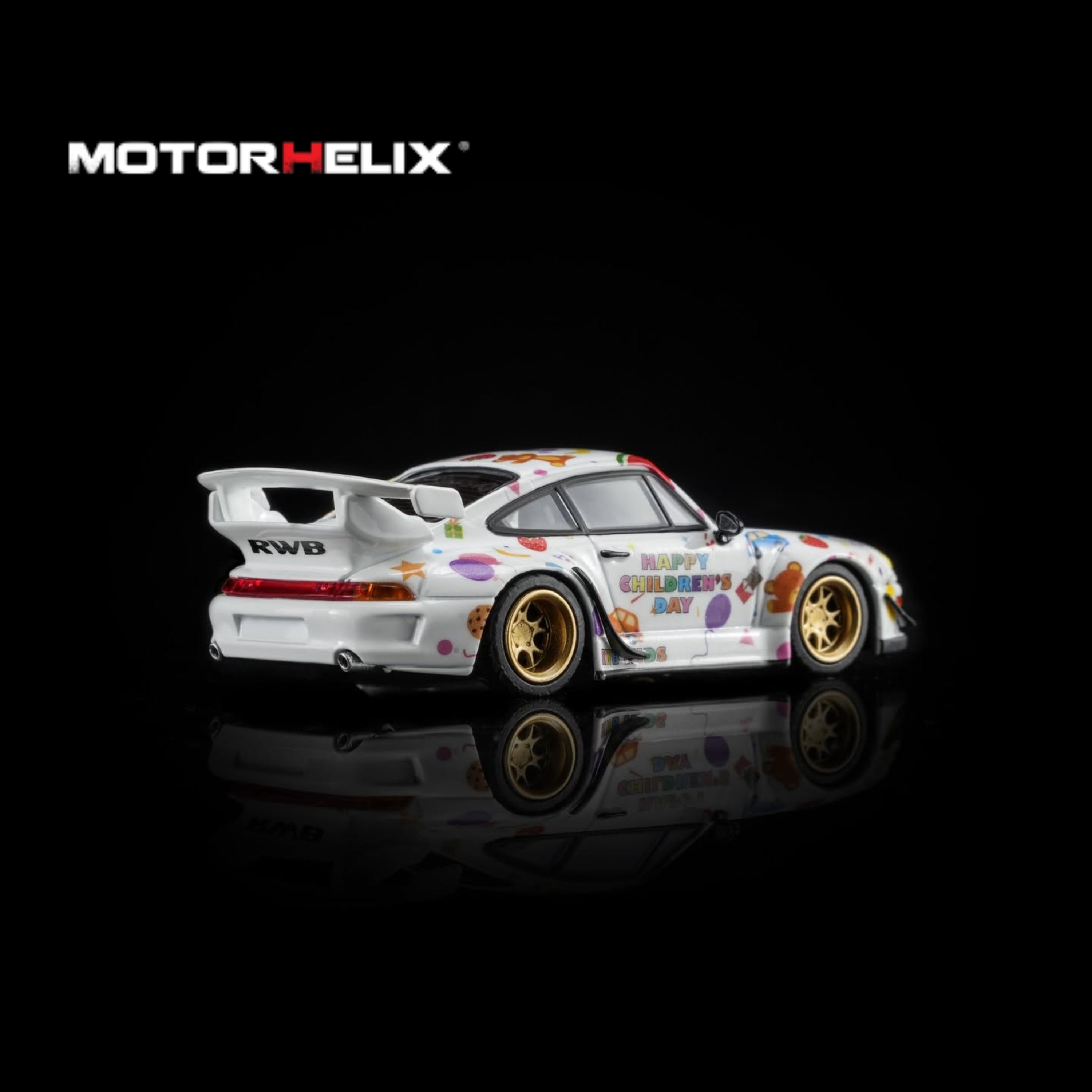 MOTORHELIX 1/64 RWB 993 Children’s Day Limited Edition
