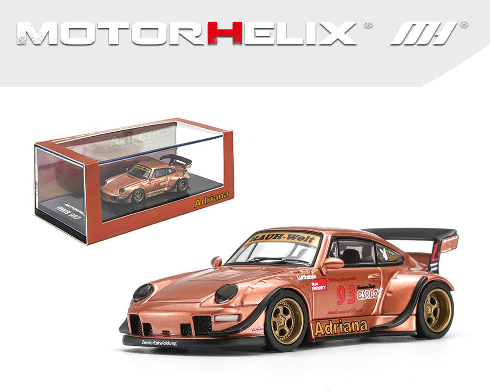 (Preorder) Motorhelix 1:64 RWB 993 Adriana – Metallic Pink M62307