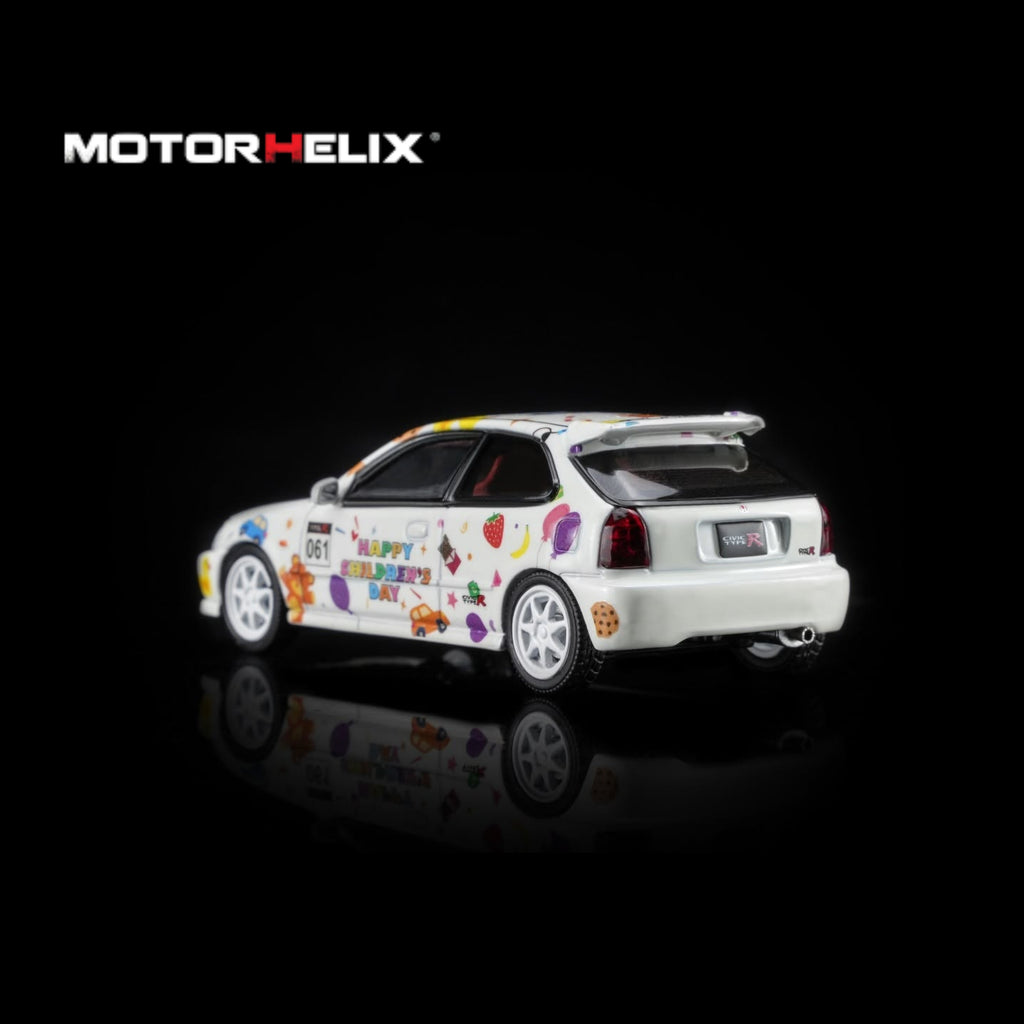 MOTORHELIX 1/64 Honda Civic TYPE R (EK9) Children‘s Day Limited Edition