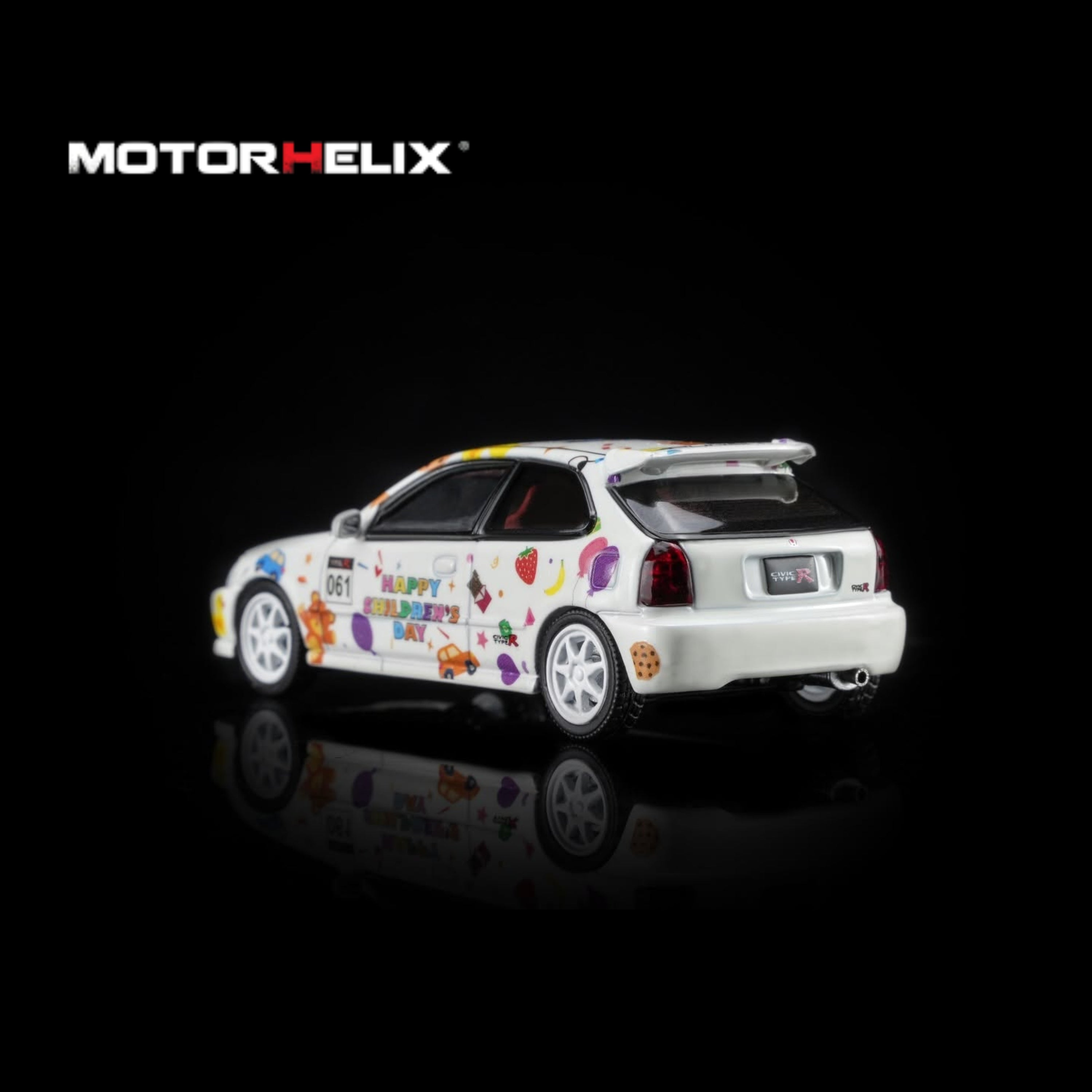 MOTORHELIX 1/64 Honda Civic TYPE R (EK9) Children‘s Day Limited Edition