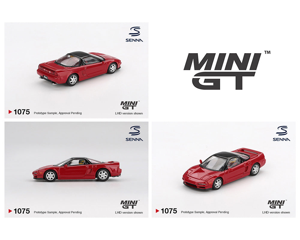 Mini GT 1:64 Honda NSX Prototype Midship Sports 1989 Ayrton Senna w/ Figure #1075