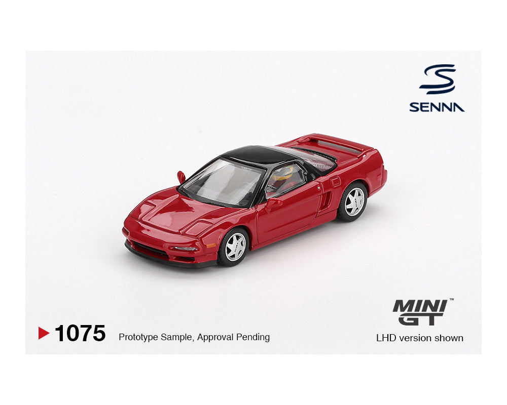 Mini GT 1:64 Honda NSX Prototype Midship Sports 1989 Ayrton Senna w/ Figure #1075