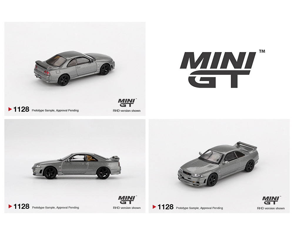 Mini GT 1:64 NISSAN Skyline GT-R Dark Metal Gray (NISMO BCNR33 CRS Version) #1126