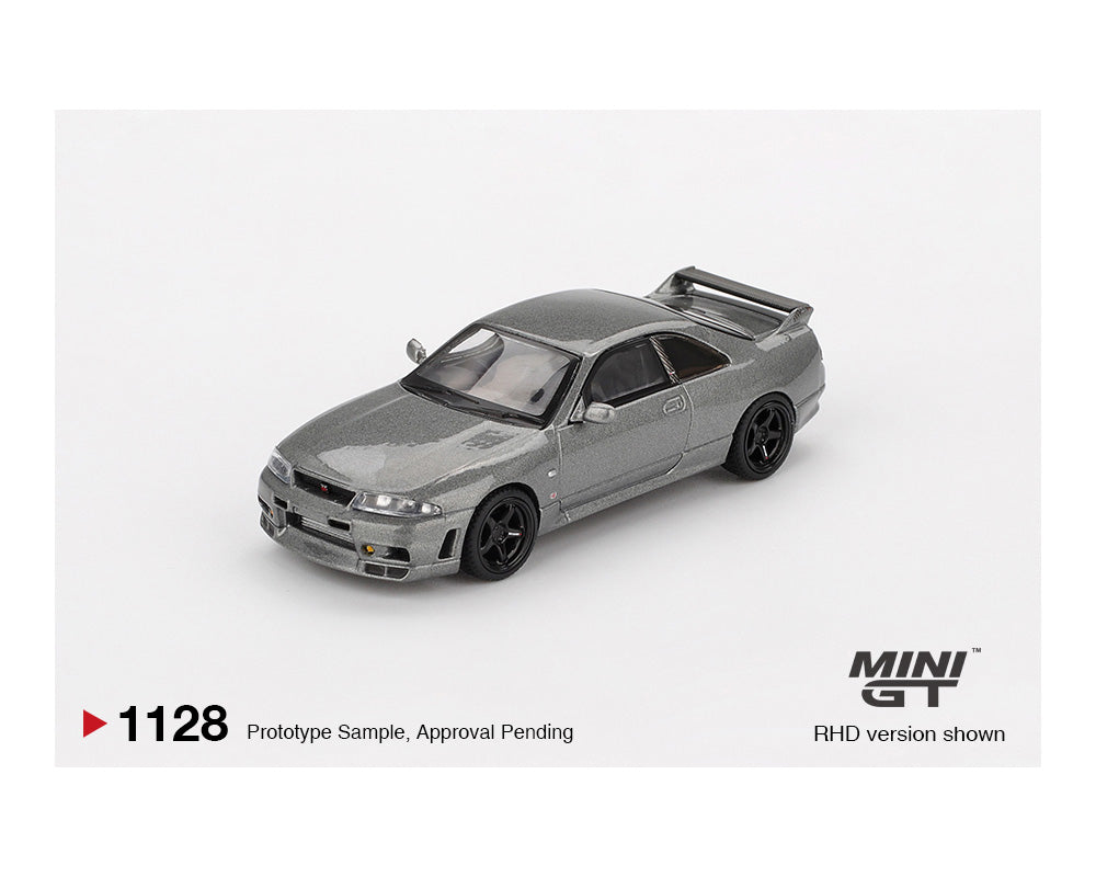 Mini GT 1:64 NISSAN Skyline GT-R Dark Metal Gray (NISMO BCNR33 CRS Version) #1126
