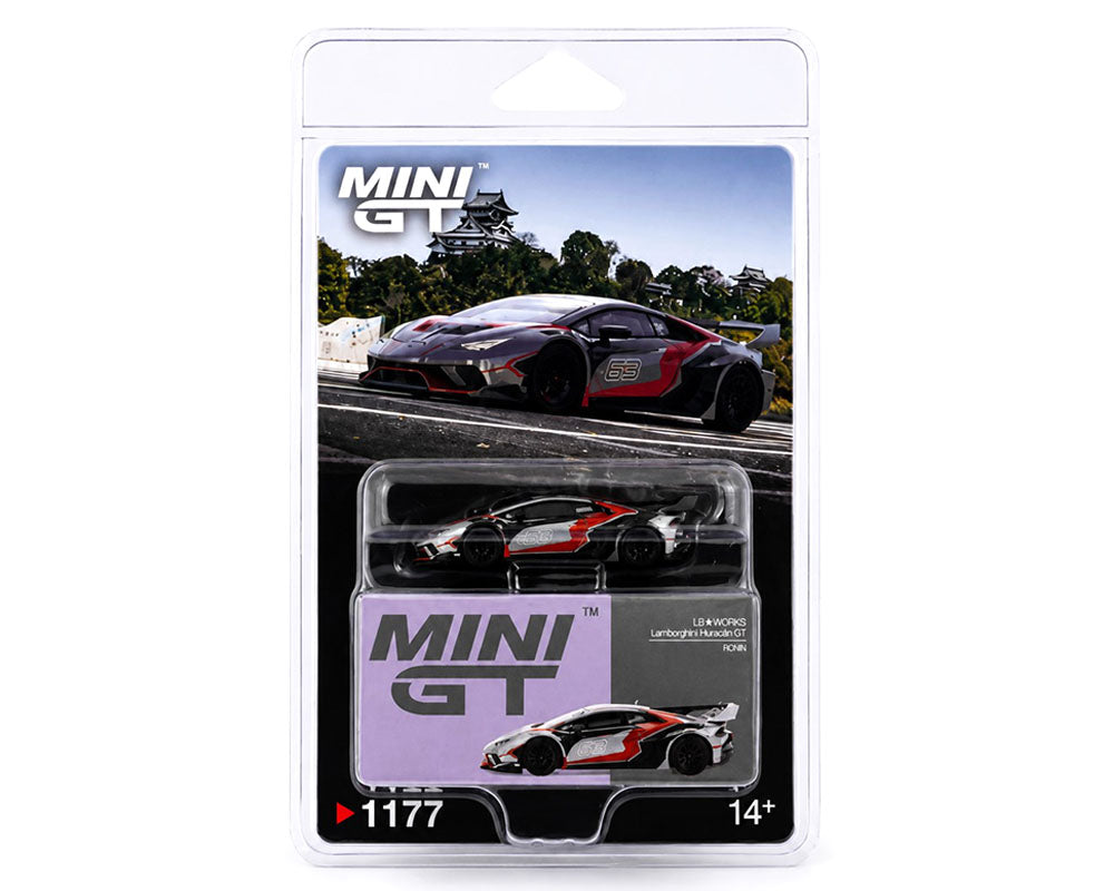 Mini GT 1:64 LB WORKS Lamborghini Huracán GT RONIN – Grey #1177