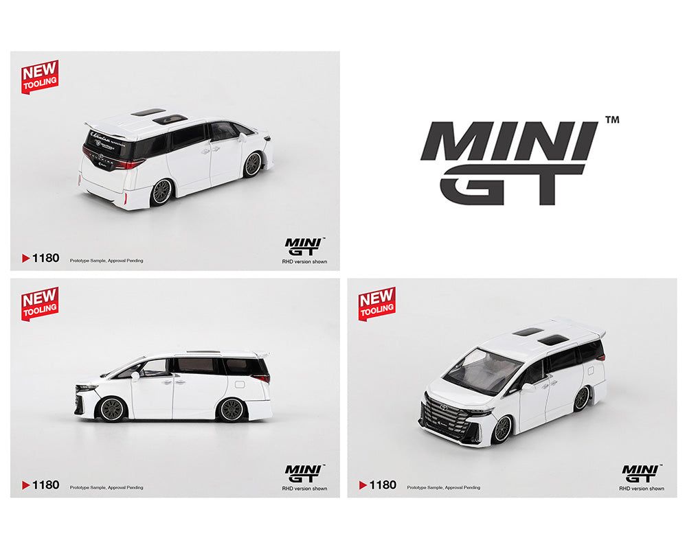 Mini GT 1:64 Toyota Alphard 40 KUHL – White #1180