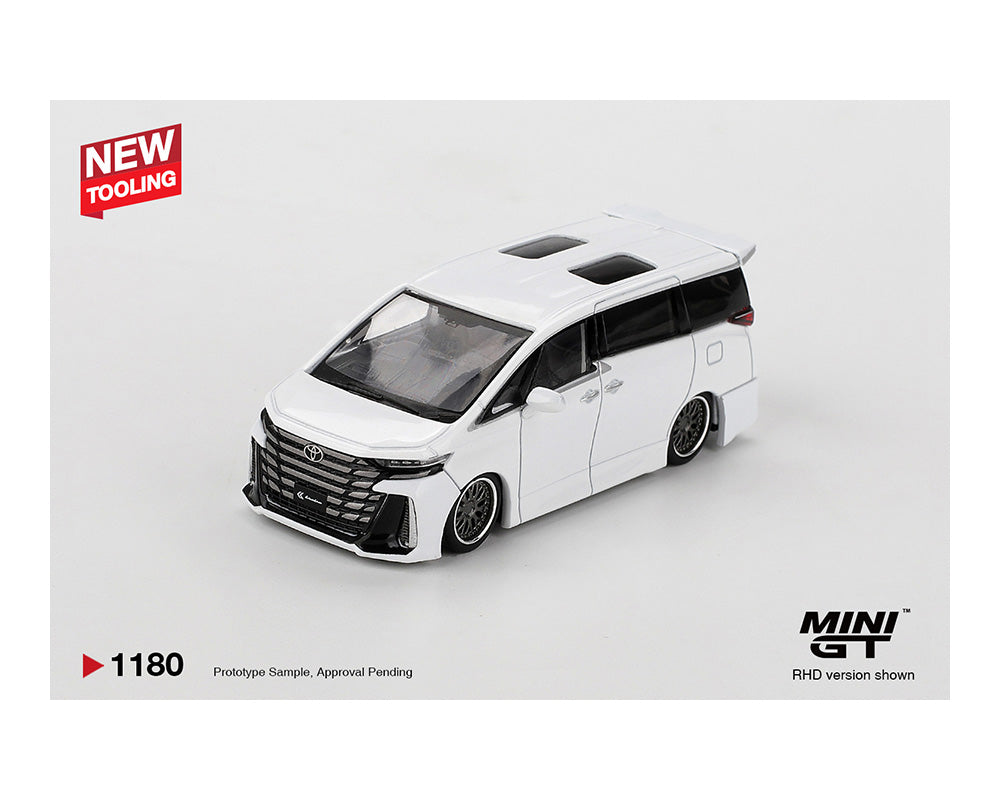 Mini GT 1:64 Toyota Alphard 40 KUHL – White #1180