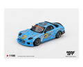 Mini GT 1:64 Mazda RX-7 RE-Amemiya 2025 D1GP – Blue #1195