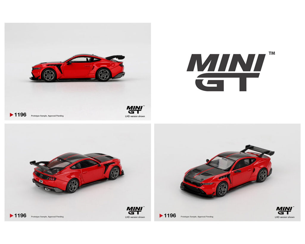 Mini GT 1:64 Ford Mustang GTD – Race Red #1196