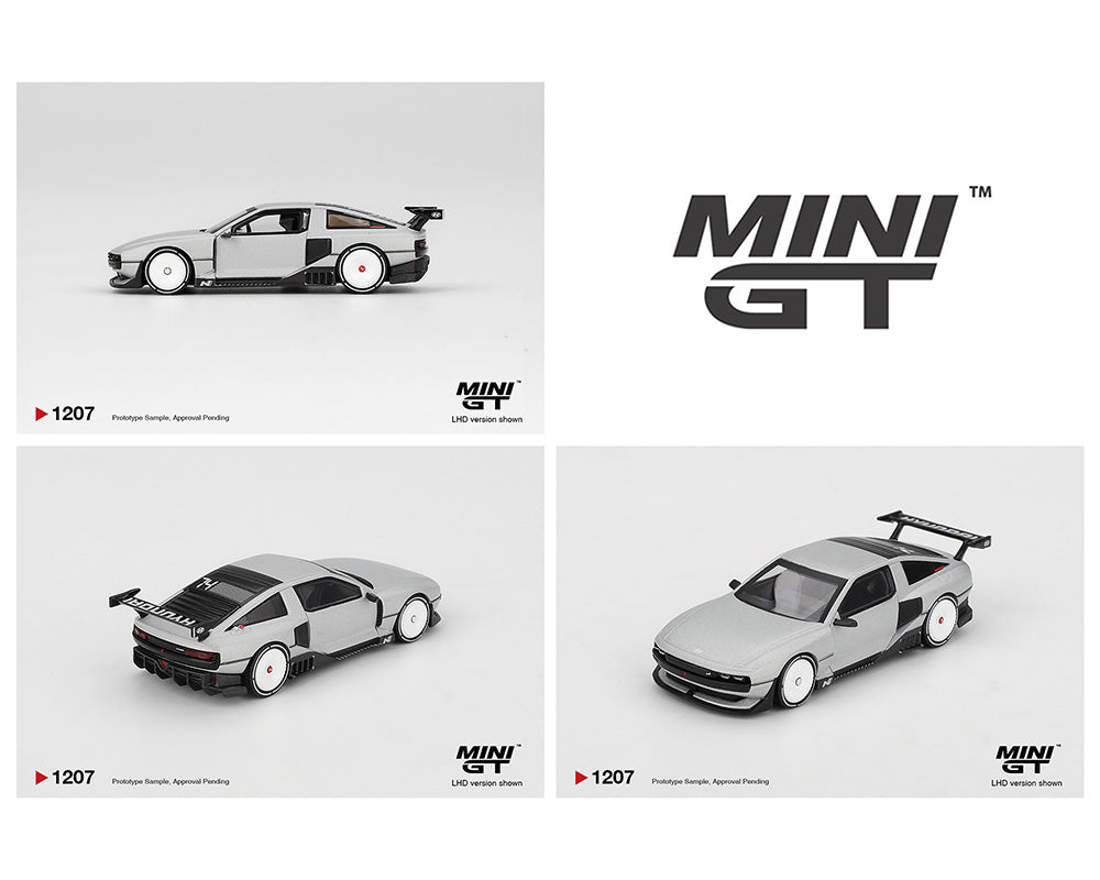 (Preorder) Mini GT 1:64 Hyundai Concept N Vision 74 (VP2) – Silver – Korea Exclusive #1207