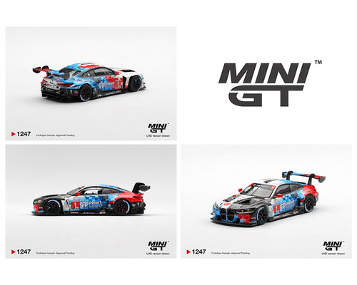 【予約】 Mini GT 1/64 BMW M4 GT3 EVO #1 Paul Miller Racing 2025 IMSA Daytona 24時間耐久レース #1247