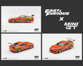 （予約）Mini GT 1:64 ワイルド・スピード トヨタ スープラ BOMEX 「ワイルド・スピード」ブライアン・オコナー – #1250