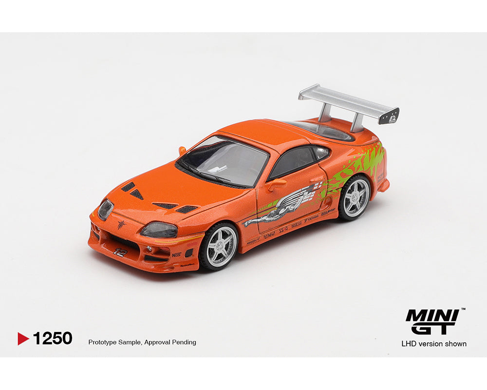 （予約）Mini GT 1:64 ワイルド・スピード トヨタ スープラ BOMEX 「ワイルド・スピード」ブライアン・オコナー – #1250