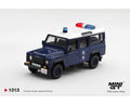 (Preorder) Mini GT 1:64 Land Rover Defender 110 Royal HK Police Tai Po District – Blue – Hong Kong Exclusive #1313