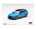 (Preorder) Mini GT 1:64 BMW M3 M Performance Touring Riviera Blue – #1319