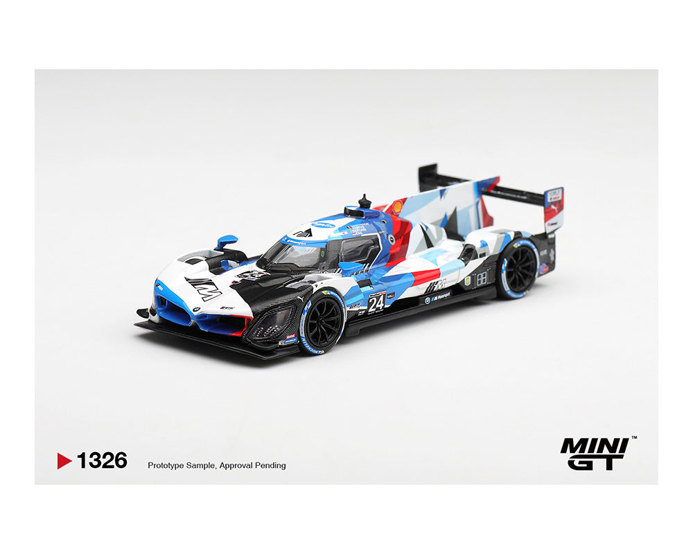(Preorder) Mini GT 1:64 BMW M Hybrid V8 GTP #24 BMW M Team RLL 2024 IMSA Daytona 24 Hrs – #1326