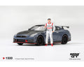(Preorder) Mini GT 1:64 Nissan GT-R Nismo 2024 Tsukuba Production Car Lap Record W / Matsuda Figure Tsugio Matsuda Collection – #1333