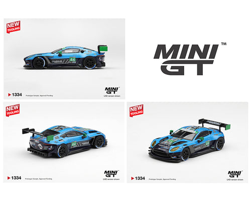 (Preorder) Mini GT 1:64 Aston Martin Vantage GT3 Evo #44 Magnus Racing 2025 IMSA Daytona 24 Hrs –  #1334