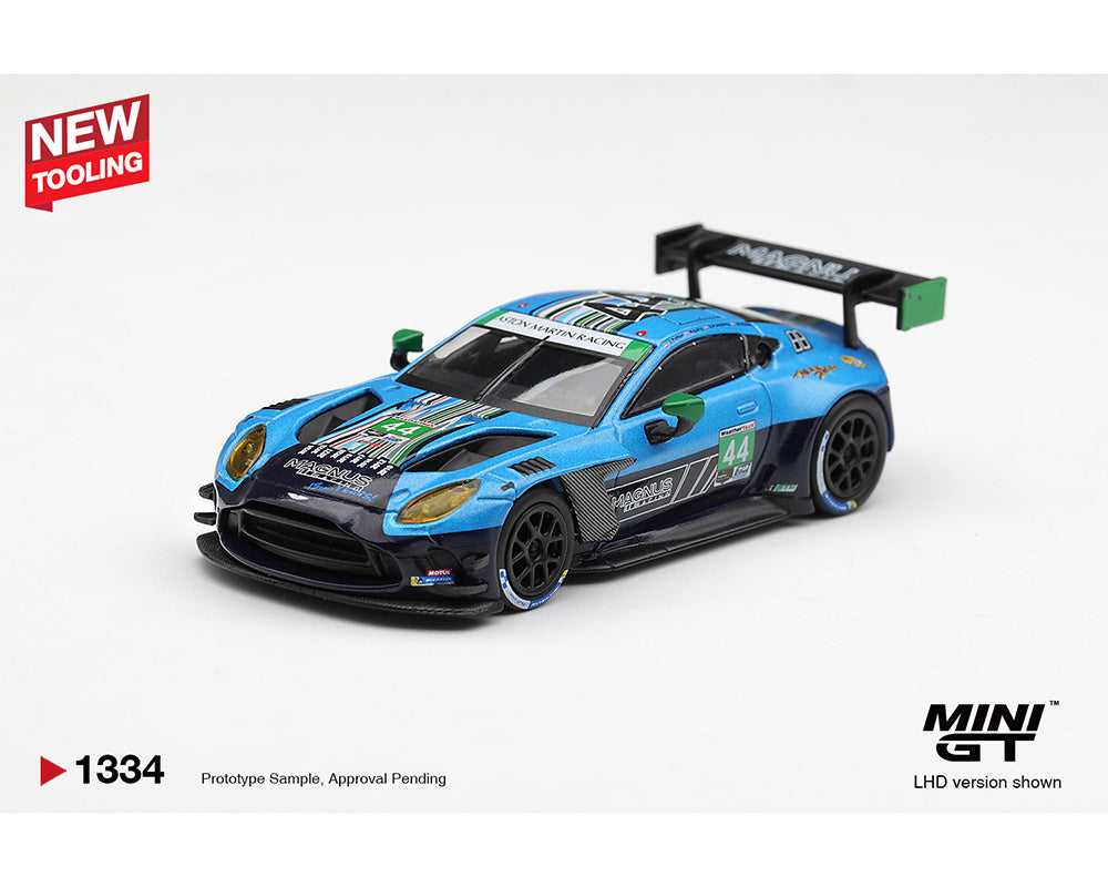 (Preorder) Mini GT 1:64 Aston Martin Vantage GT3 Evo #44 Magnus Racing 2025 IMSA Daytona 24 Hrs –  #1334