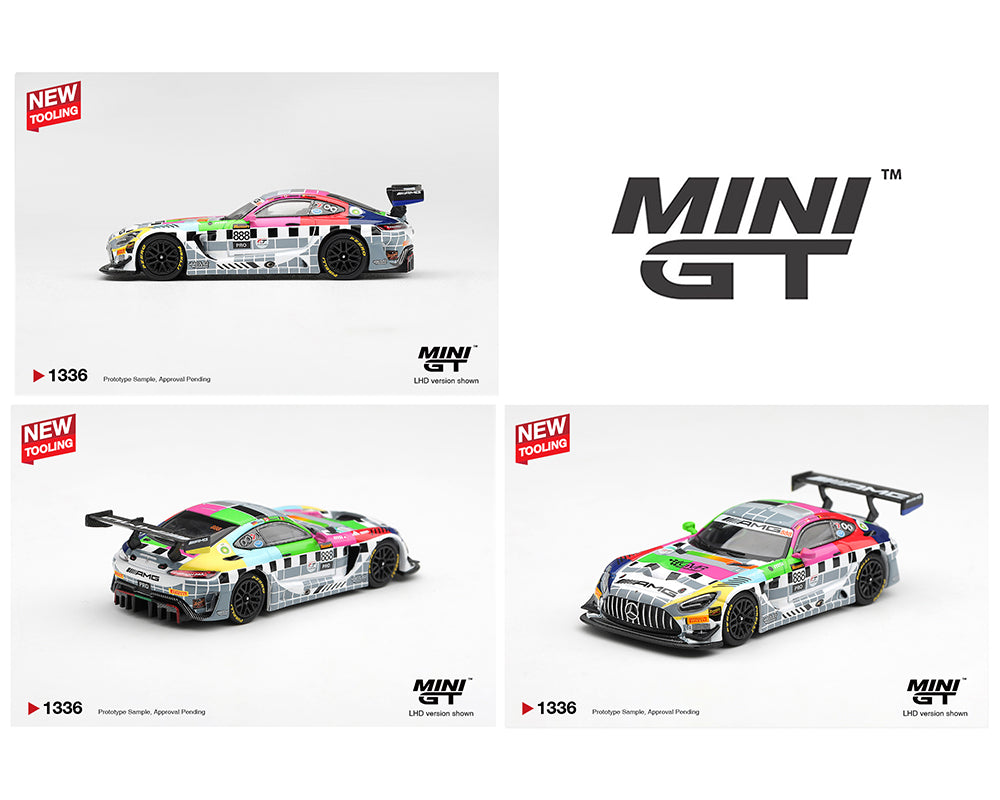 (Preorder) Mini GT 1:64 Mercedes-AMG GT3 #888 Mercedes-AMG Team GMR Meguiar´s Bathurst 12 Hour 2025 – #1336