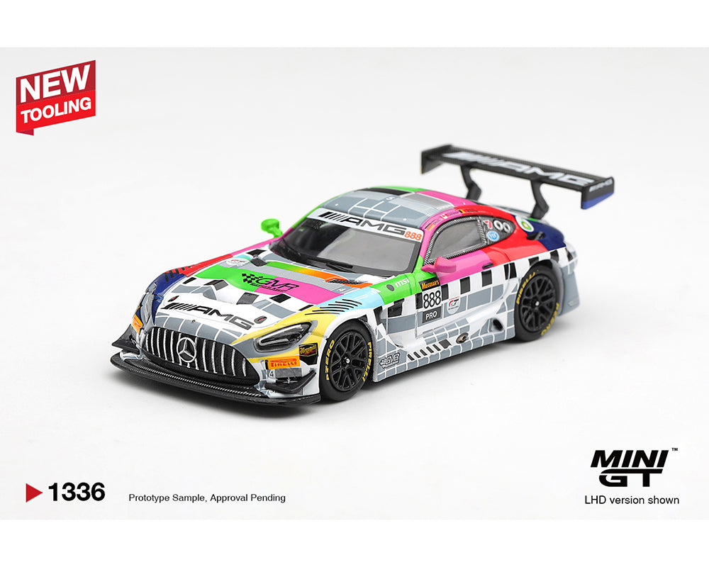 (Preorder) Mini GT 1:64 Mercedes-AMG GT3 #888 Mercedes-AMG Team GMR Meguiar´s Bathurst 12 Hour 2025 – #1336
