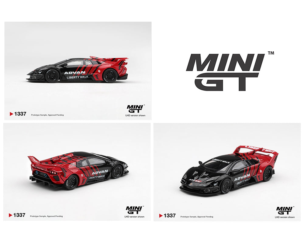 (Preorder) Mini GT 1:64 Lamborghini LB-Silhouette WORKS MURCIELAGO GT Evo Advan – #1337