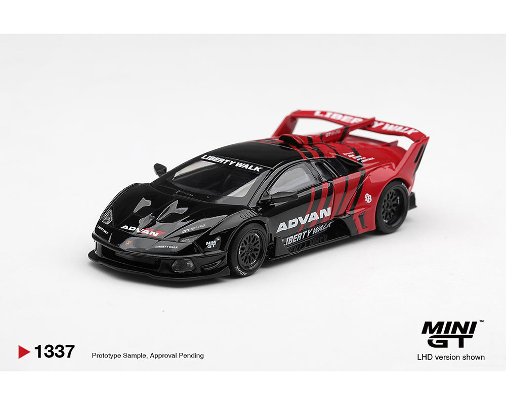 (Preorder) Mini GT 1:64 Lamborghini LB-Silhouette WORKS MURCIELAGO GT Evo Advan – #1337